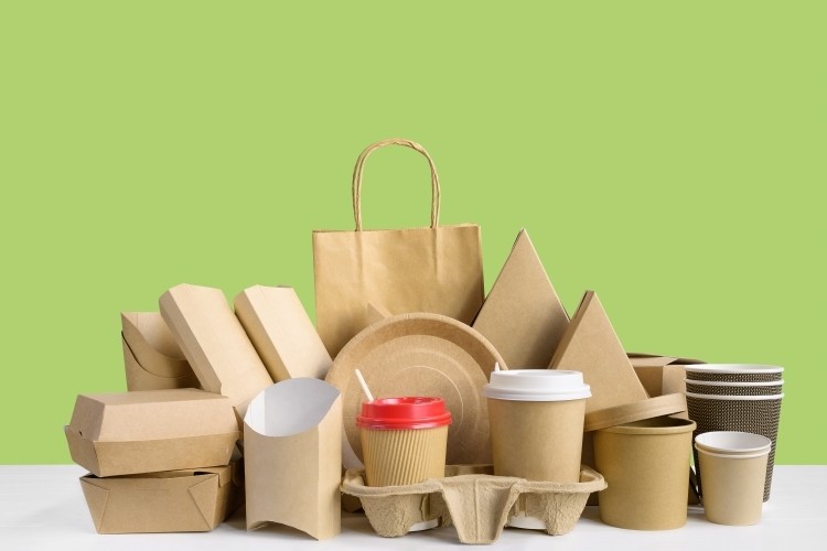 Various types of paper packaging & paperboard packaging materials products.